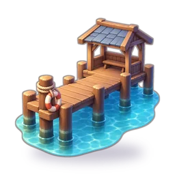 Icon from the game: the ferry pier