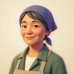 Portrait of Fumi the Gardener